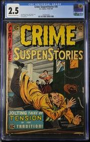 Crime SuspenStories 26 12/54-1/55 E.C. Comics Universal 2.5 CREAM TO OFF-WHITE