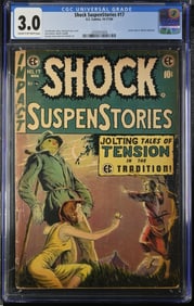 Shock SuspenStories 17 10-11/54 E.C. Comics Universal 3.0 CREAM TO OFF-WHITE