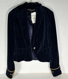 Ralph Lauren Womens Button Up Suit Jacket Size 2