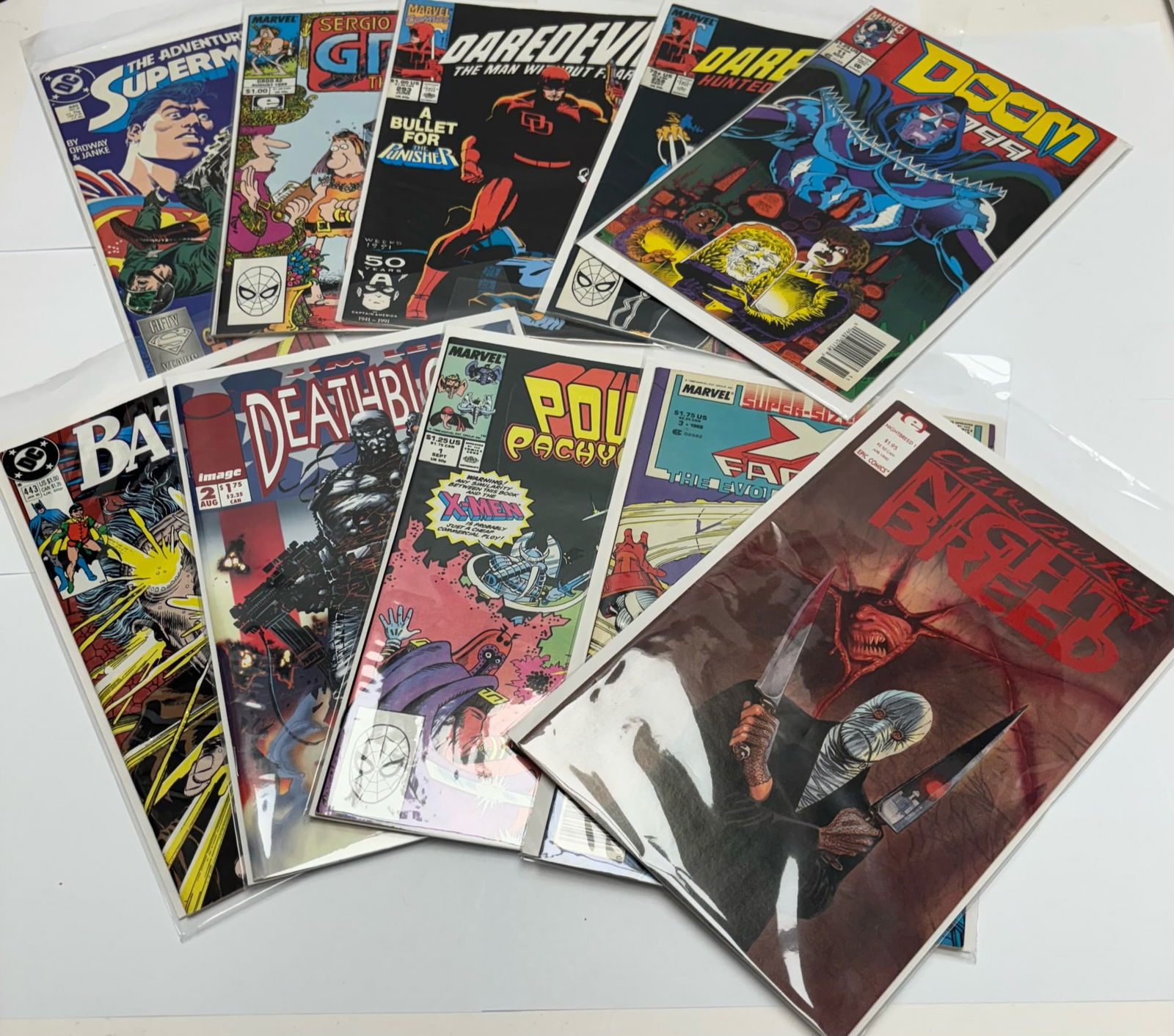 Lot of 10 Comic Books - Grades -  Marvel/Epic Comics  - 1988, 1989, 1990, 1991, 1993 (1 of 11)