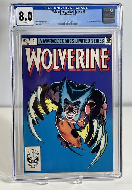 Wolverine #2 Limited Series Marvel Comics, 10/82 8.0 White Pages (1 of 2)