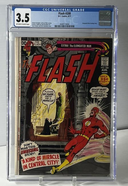 Flash, D.C. Comics 8/71 3.5 Off White to White Pages (1 of 2)