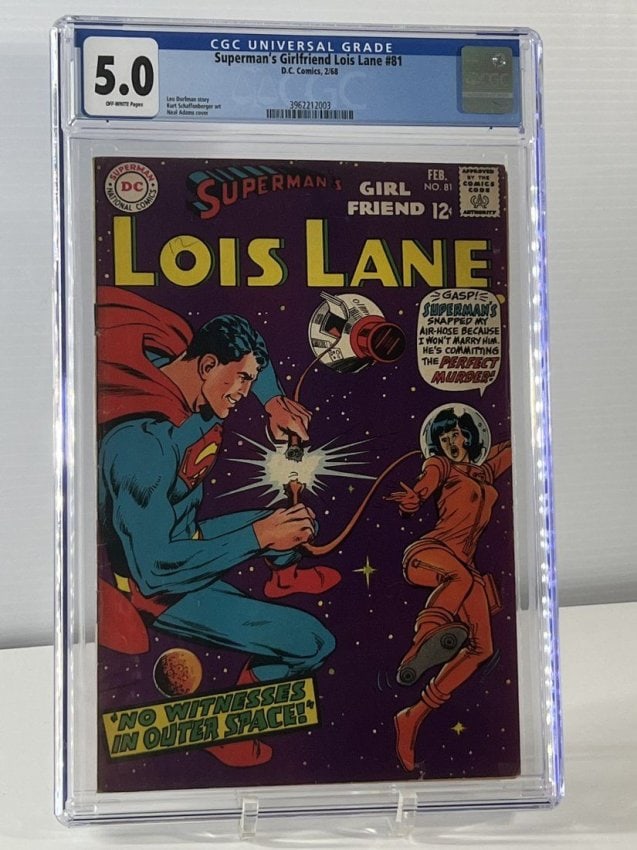 Superman’s Girlfriend Lois Lane, D.C. Comics 2/68 5.0 Off- White Pages (1 of 2)