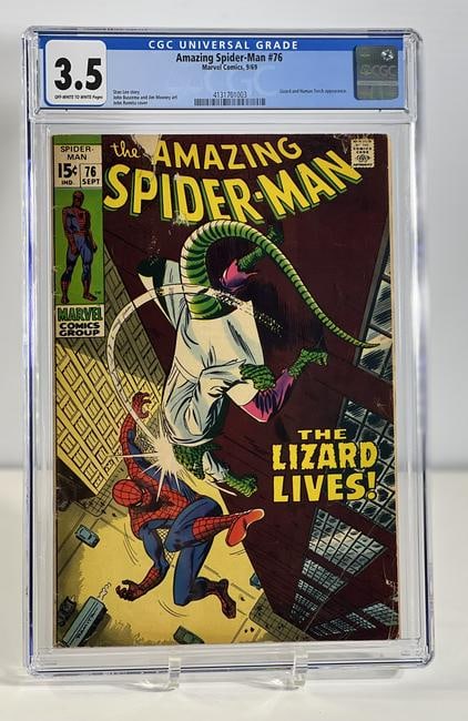 Amazing Spider-Man, Marvel Comics 9/69 3.5 Off- White to White Pages (1 of 2)