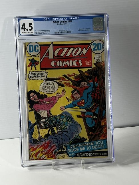 Action Comics, D.C. Comics 9/72 4.5 Off- White to White Pages (1 of 2)