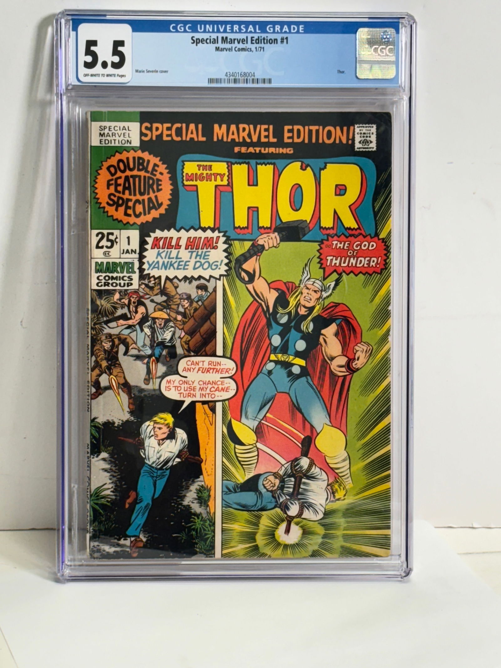 Special Marvel Edition #1, Marvel Comics 1/71 5.5 Off White to White Pages (1 of 2)