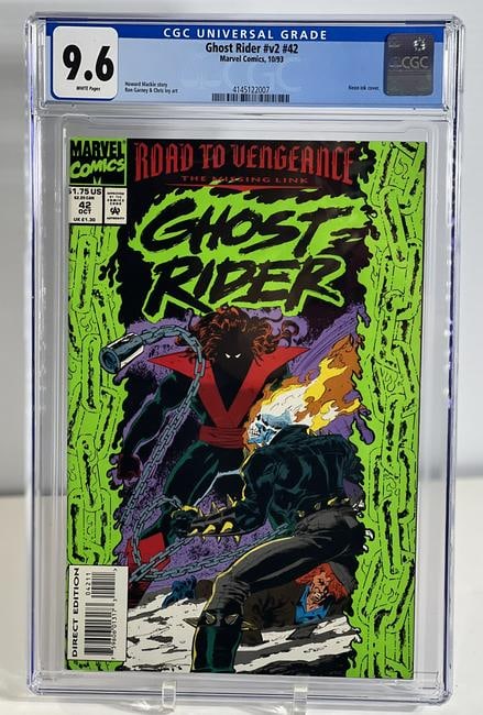 Ghost Rider Marvel Comics 10/93 9.6 White Pages (1 of 2)