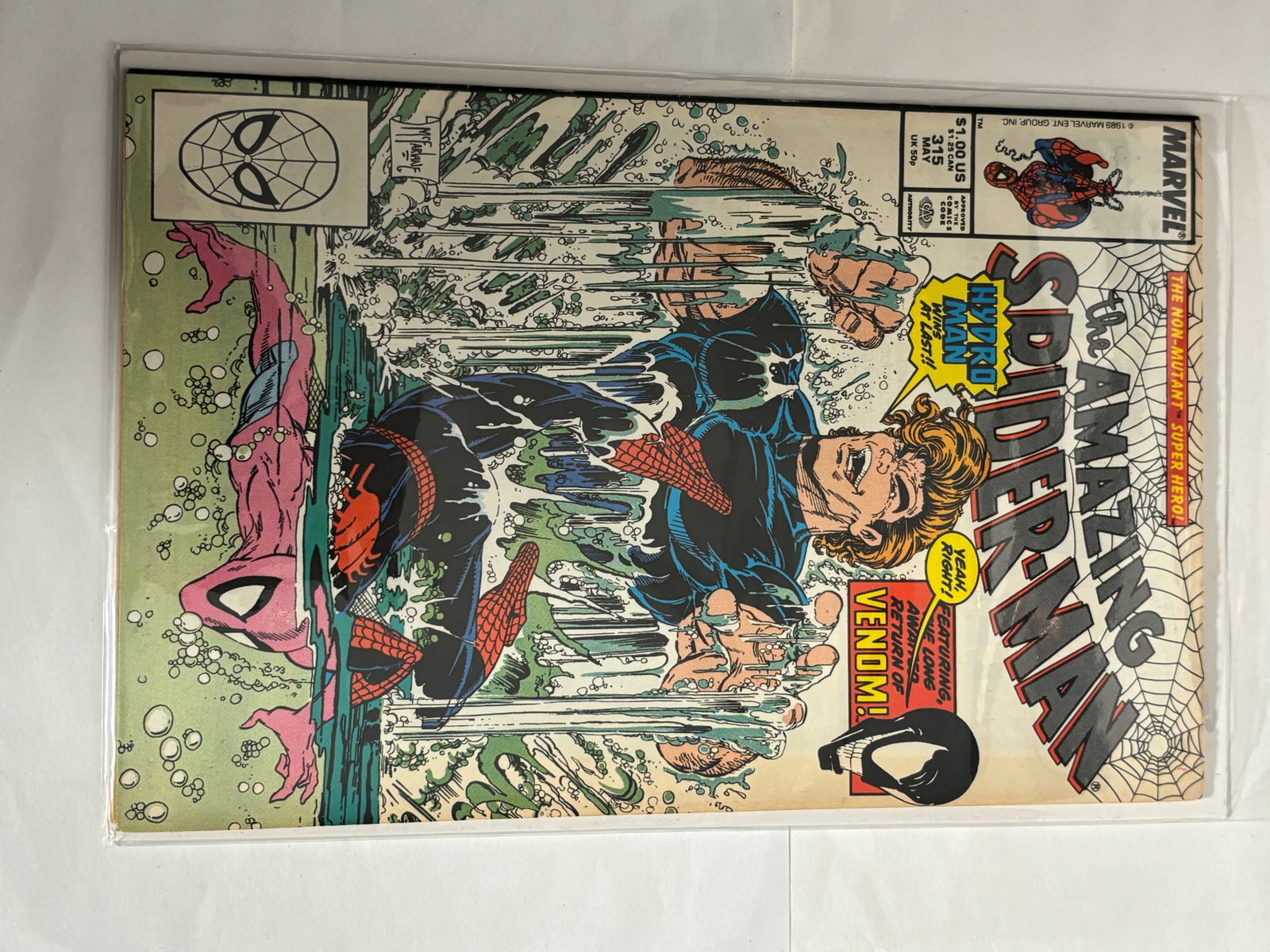 The Amazing Spider-Man #315 - Marvel Comics - May 1989: This is The Amazing Spider-Man #315 - Marvel Comics - May 1989. It is in good condition for its age. The comic book is not graded.