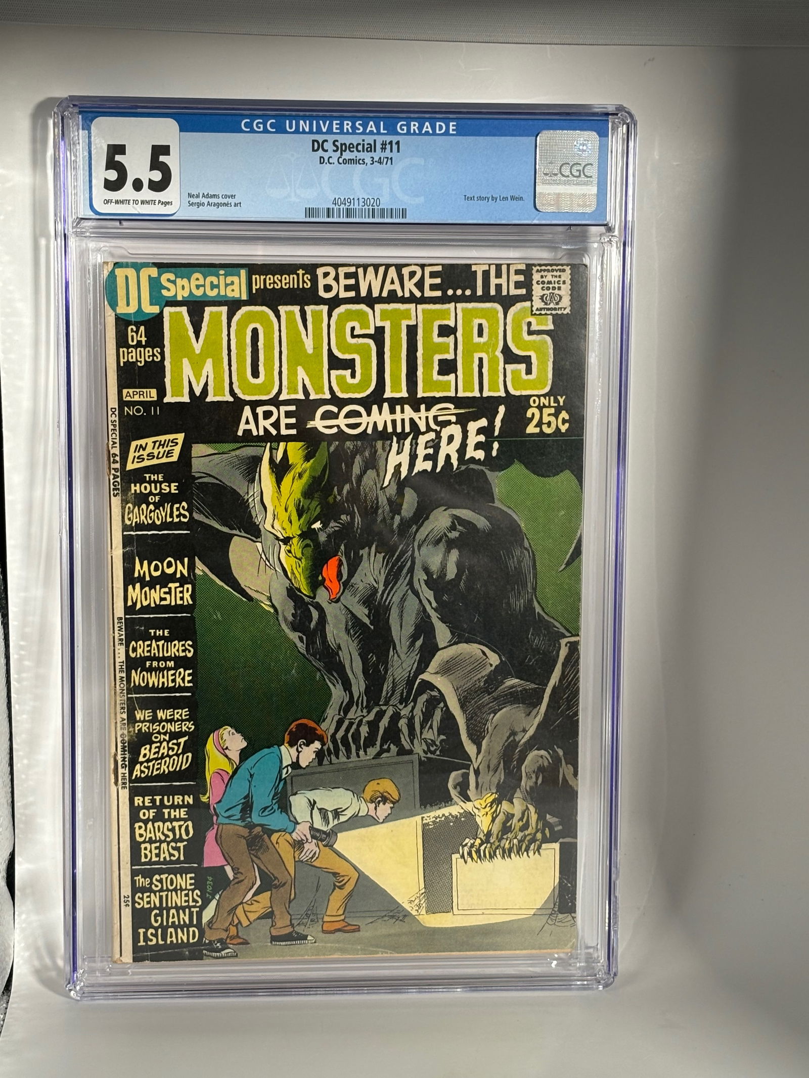 DC Special beware of the monsters #11 D.C. Comics 3-4/71 5.5 Off-White to White Pages (1 of 2)