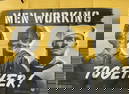 VTG Men Working Together Poster U.S. Government Printing Office 1942
