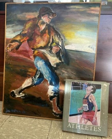 Joe Wilder oil on canvas The Sower 1984 and Athletes: (1 of 19)