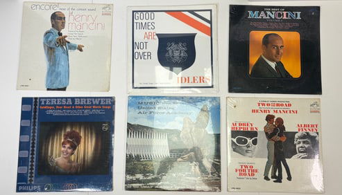 Lot of 6 Vintage Sealed Vinyl Records