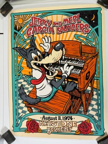 Jerry Garcia and Merl Saunders August 11, 1974 Keystone Berkeley 26/500 Poster