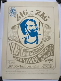 Big Brother and the Holding Company - hand sign Kelly, Alton and Stanley Mouse 24-25,
