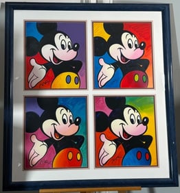 Mickey Mouse Suite Serigraph by Peter Max No. 178 of 590 Signed