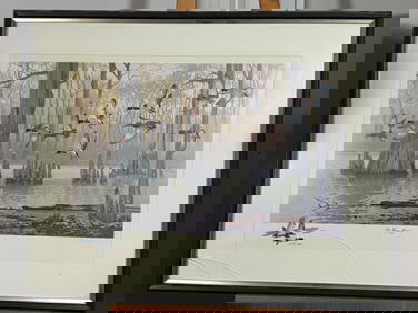 Old River Memory Signed by Lee LeBlanc 210/800