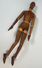 Vintage 1950s Original Articulated Hinged Posable Mannequin