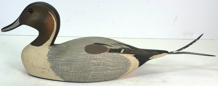 Northern Pintail hand painted decoy duck