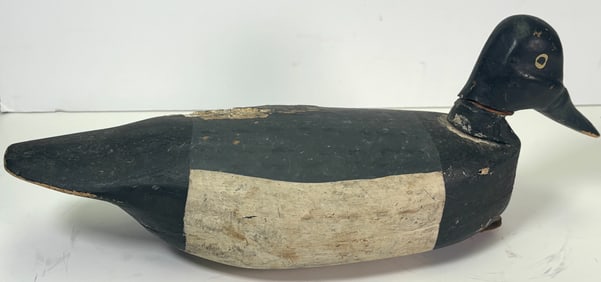 Vintage 1930s Wooden Mallard Decoy Duck