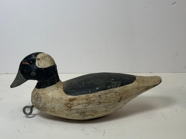 Bufflehead Small Sea Duck Decoy Hand Painted w/ Glass Eyes