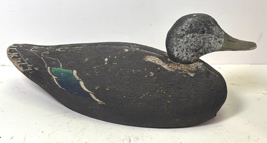 Vintage Canvasback Wooden Hand Painted Duck Decoy