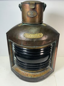 W. Nunn & Co. Army & Navy Large Starboard Lantern