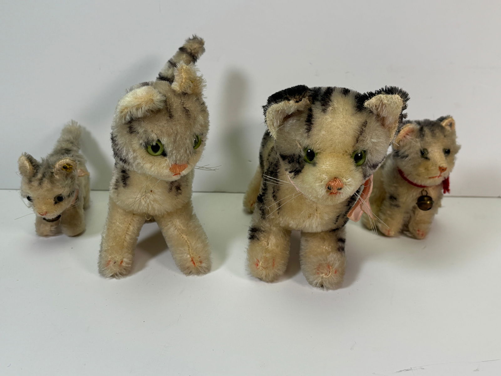 (4) Vintage 1950s Steiffs - Tabby Cats & Kittens - "Lissy" (1 of 15)