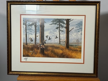 Quails Signed by David A. Maass 95 /600 Print