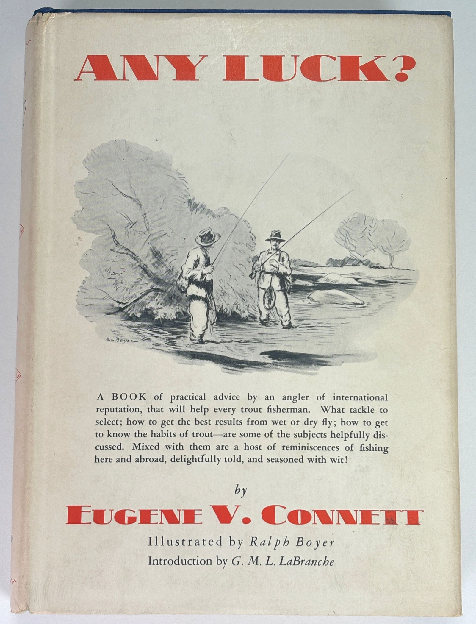 Any Luck? by Eugene V. Connett, Illustrated bt Ralph Boyer 1933 - Signed by Eugene V. Connett