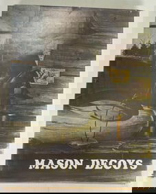 Mason Decoys Hardcover Book Duck Wood Hunting Byron Cheever-  1974- FIRST EDITION