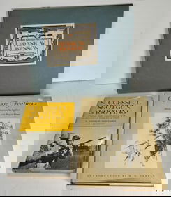 (3) Books - Modern Masters of Etching, Grouse Feathers, Successful Shotgun Shooting
