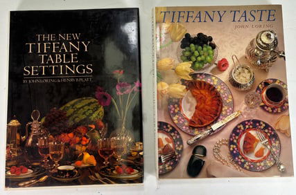 1981 The New Tiffany Table Settings & 1986 Tiffany Taste by John Loring