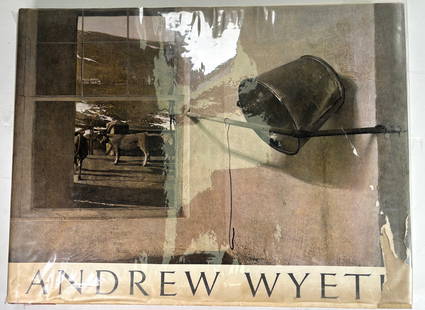 1968 Andrew Wyeth by Richard Meryman - First Printing: Oversized book , in great condition; First Edition Priting, dust jacket is in ok condition with some wear from age. numerous full-color plates (some double-spread) of Wyeth's paintings.
