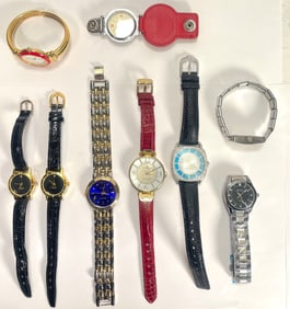 (9) Vintage Ladies Wrist Watches