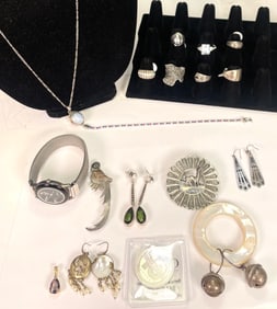 Vintage 925 Sterling Silver Jewelry