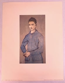Vintage Pablo Picasso Print "Blue Boy" - Shorewood Publishers - Penn Prints