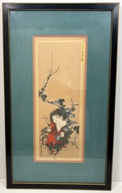 A Fine Scroll Painting Of A KARAKO by Nagasawa Rosetsu (1754-1799)