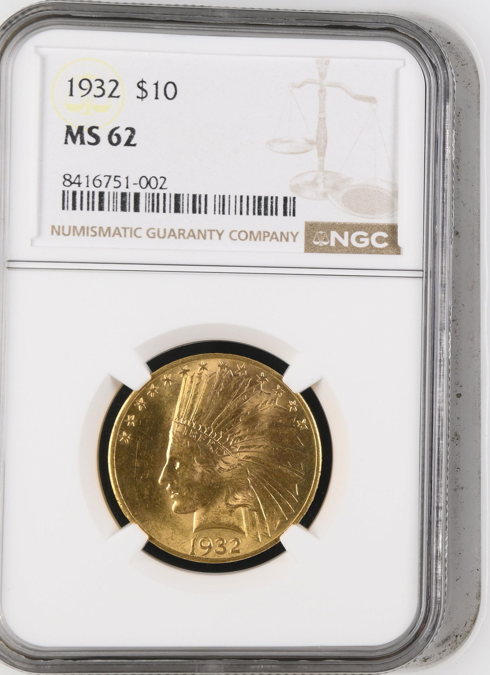 1932 $10 NGC MS 62 (1 of 2)