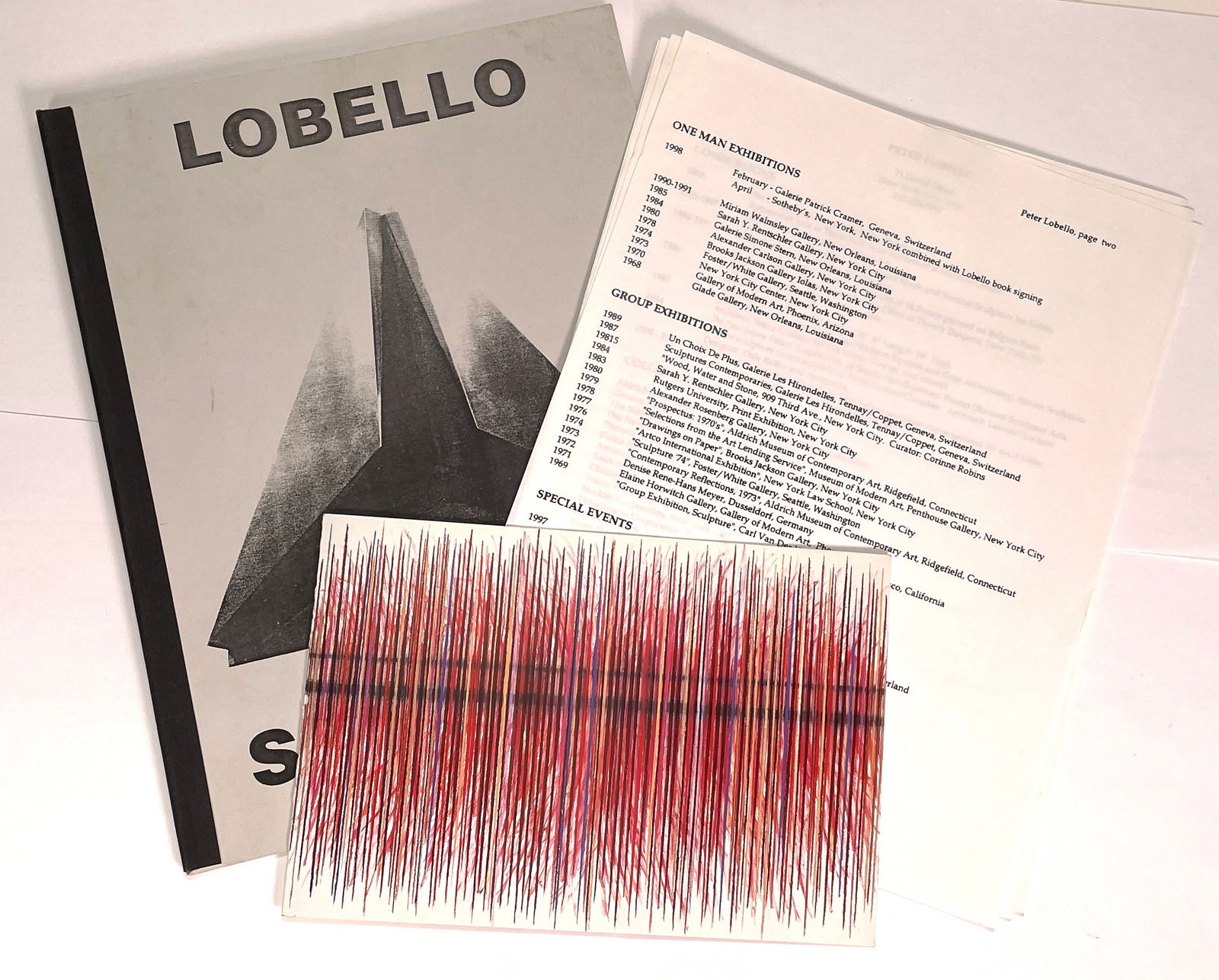 Vintage Peter Lobello - Lobello Sculptures Book: Vintage Peter Lobello - Lobello Sculptures Book. This is a cool vintage book that offers a captivating journey through some of the work of Peter Lobello through his artistic evolution. The pages revea