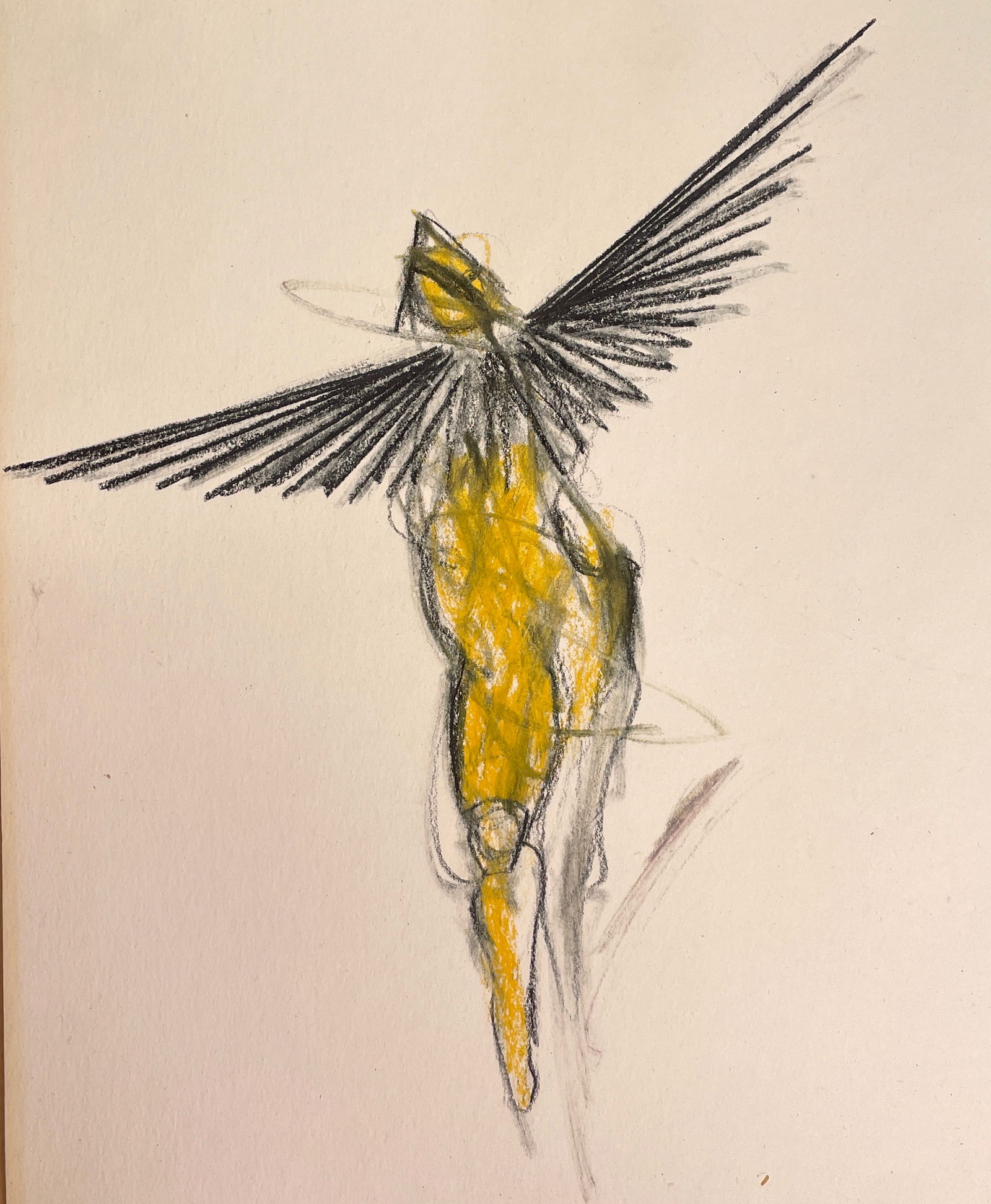 Vintage "Atlantis" '99 Pastel Drawing Signed (1 of 6)