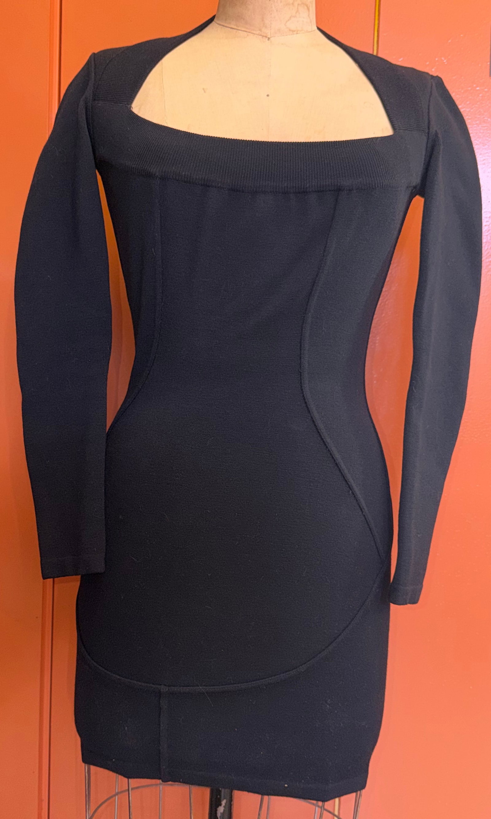 Azzedine Alaia (Paris) Dress (BLK) (1 of 8)