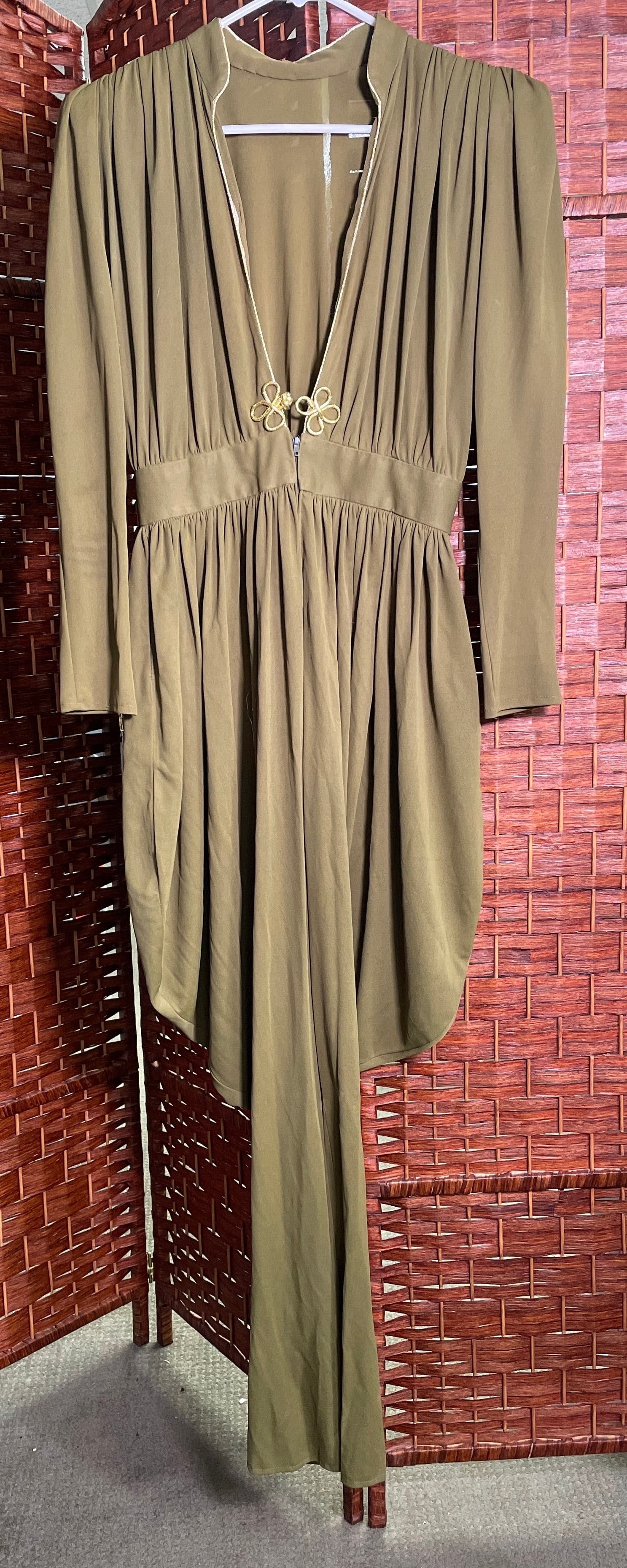 Vintage Jean Claude Jitrois Jumpsuit Green (1 of 12)