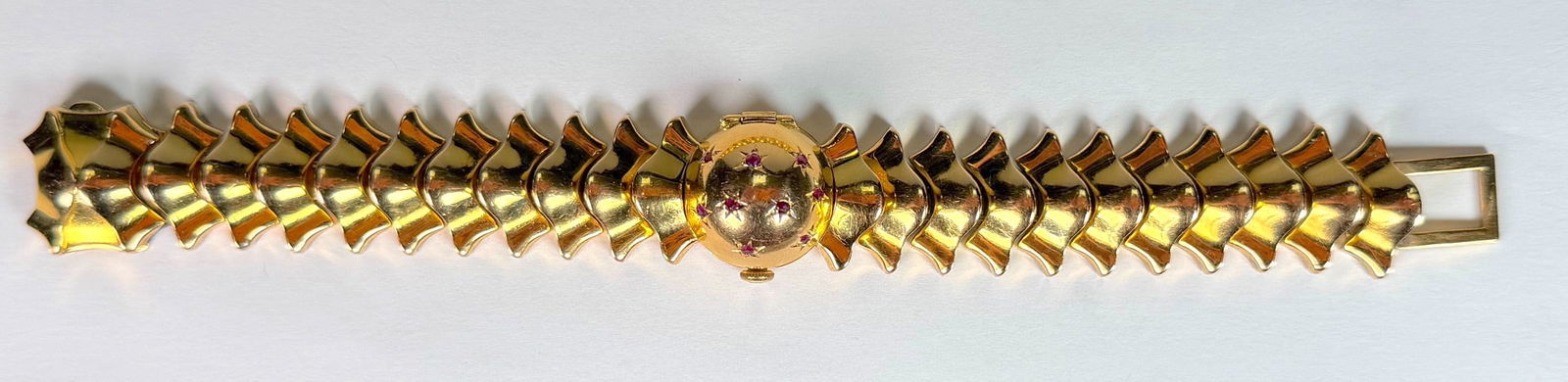 18kt Gold Omega Wrist Watch - Designed Unknown - TESTED (1 of 18)