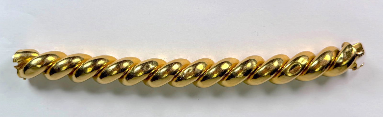 18kt Gold Carlo Weingrill Yellow Gold Bracelet TESTED (1 of 13)