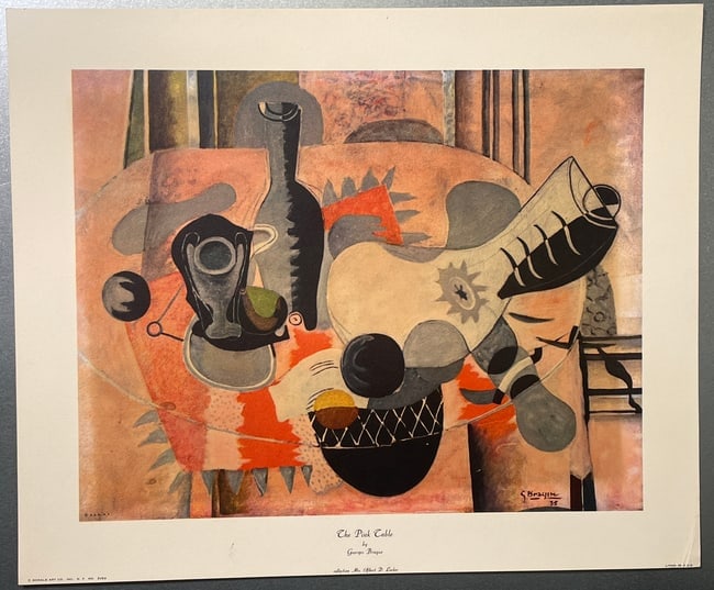 The Pink Table by George Braque Lithograph (1 of 6)