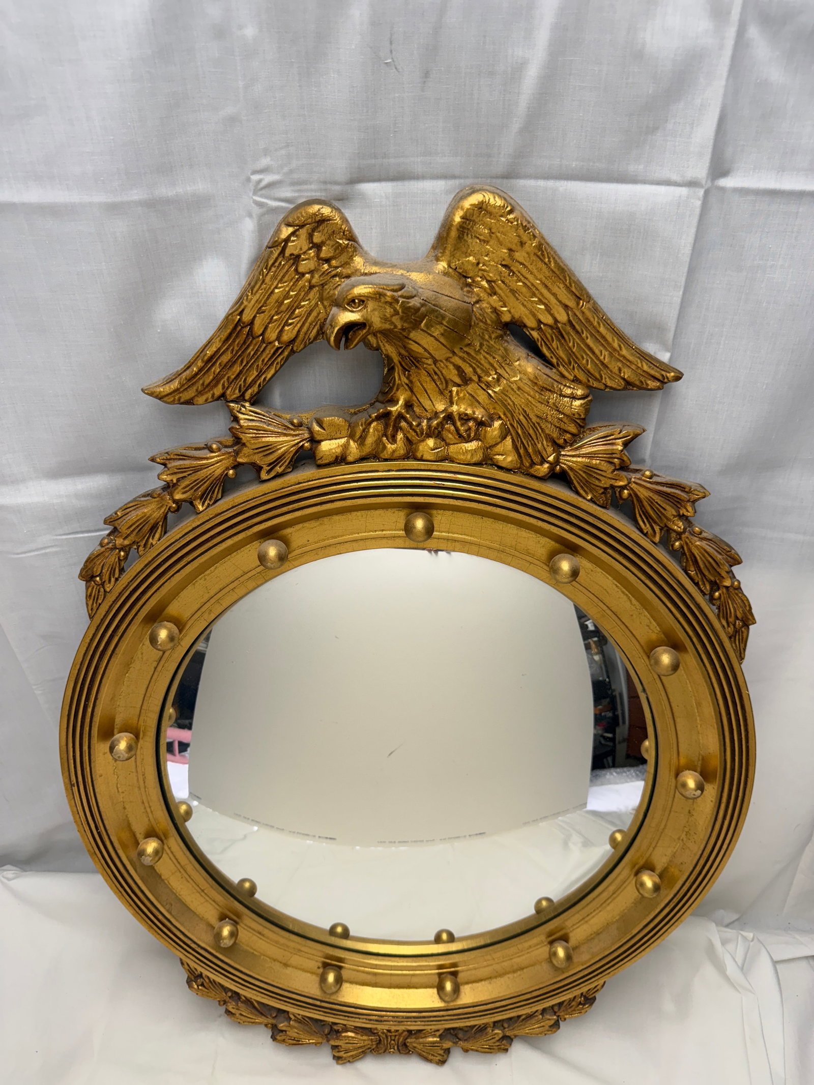 Antique Golden Eagle Gilded Mirror (1 of 7)