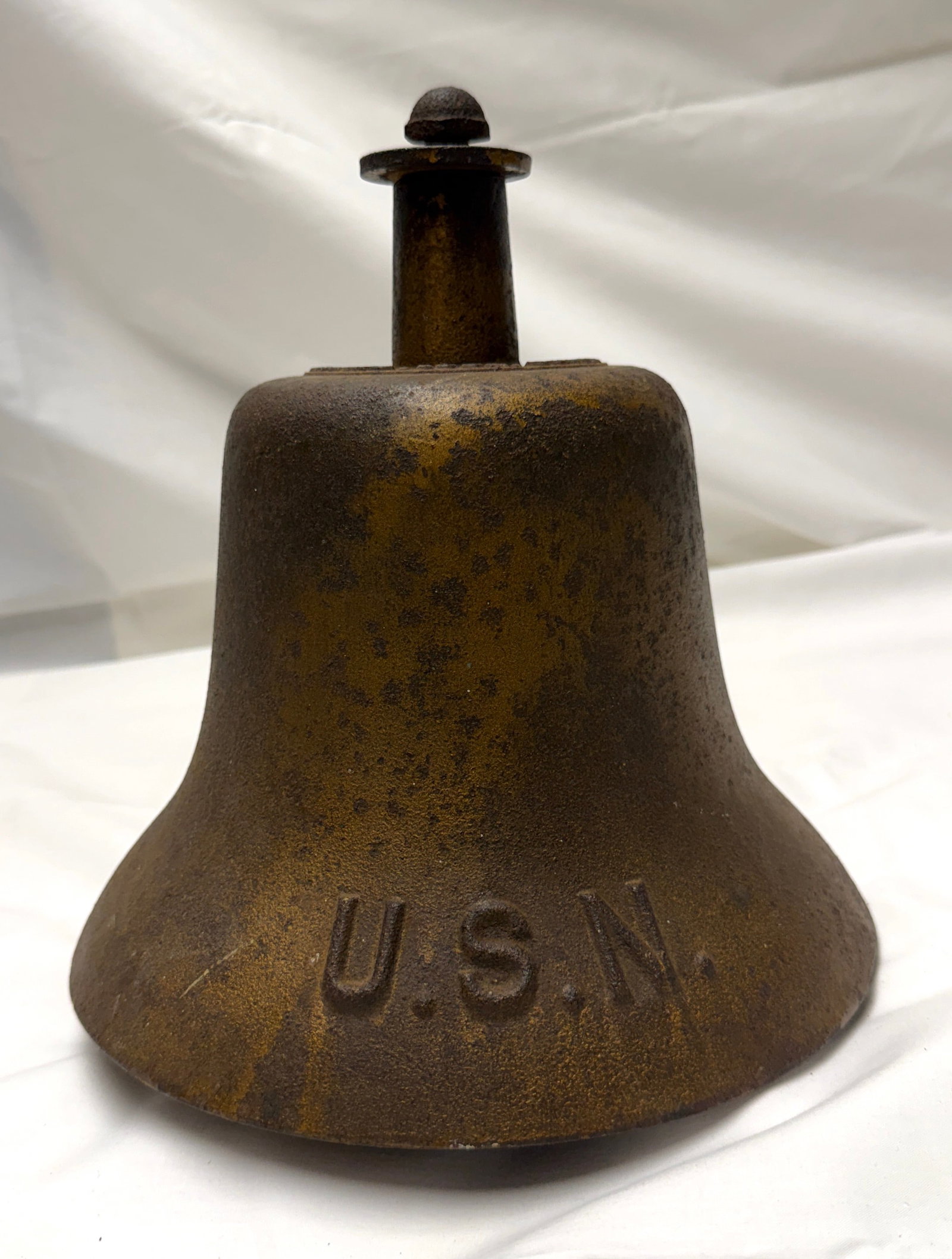 Vintage Harvard Lock Company U.S.N Brass Bell (1 of 10)