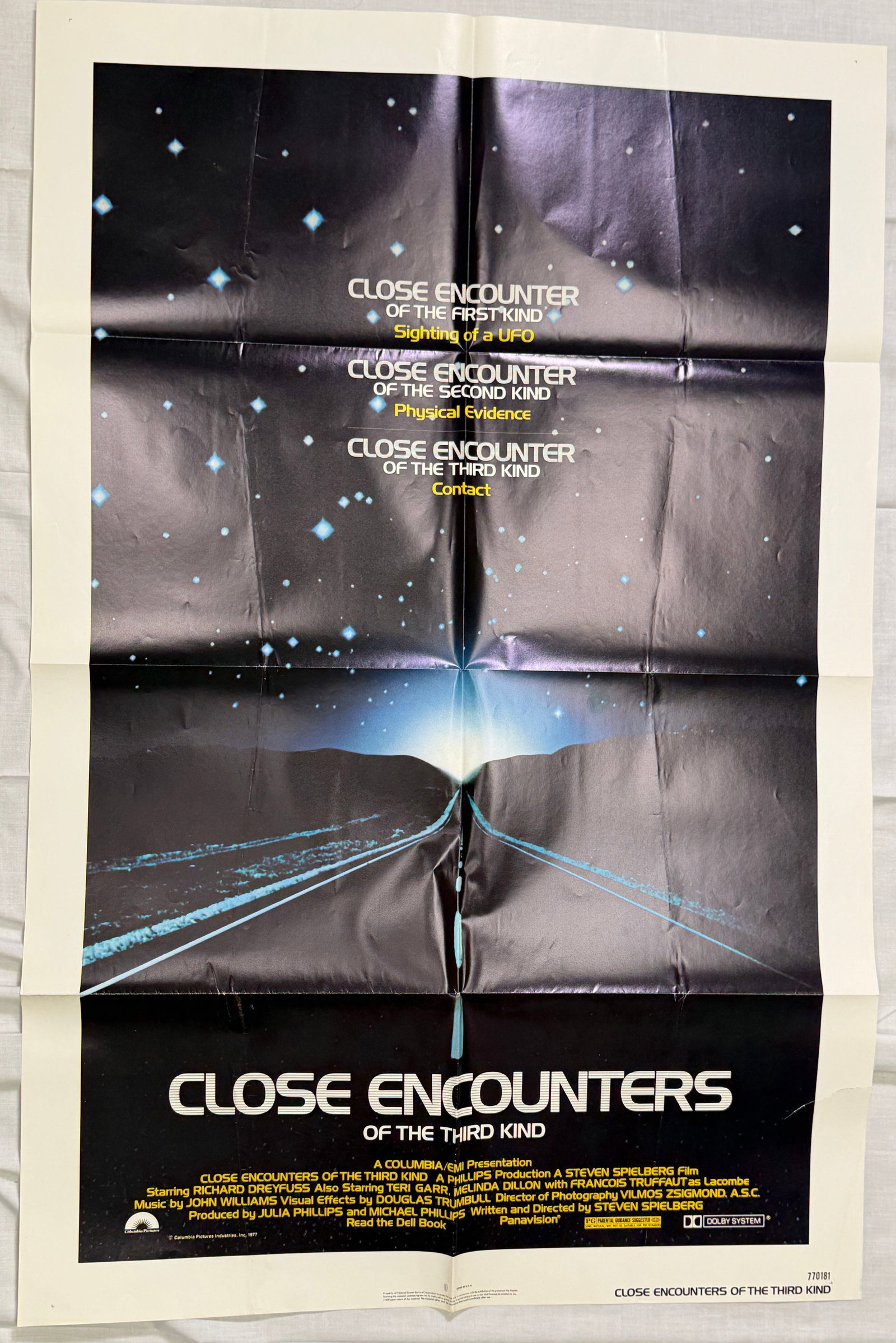 1977 Close Encounters of the Third Kind Movie Poster (1 of 6)
