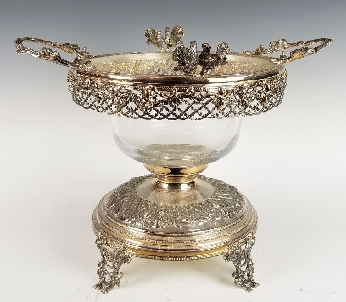 Victorian Silverplated and Glass Reticulated (1 of 4)