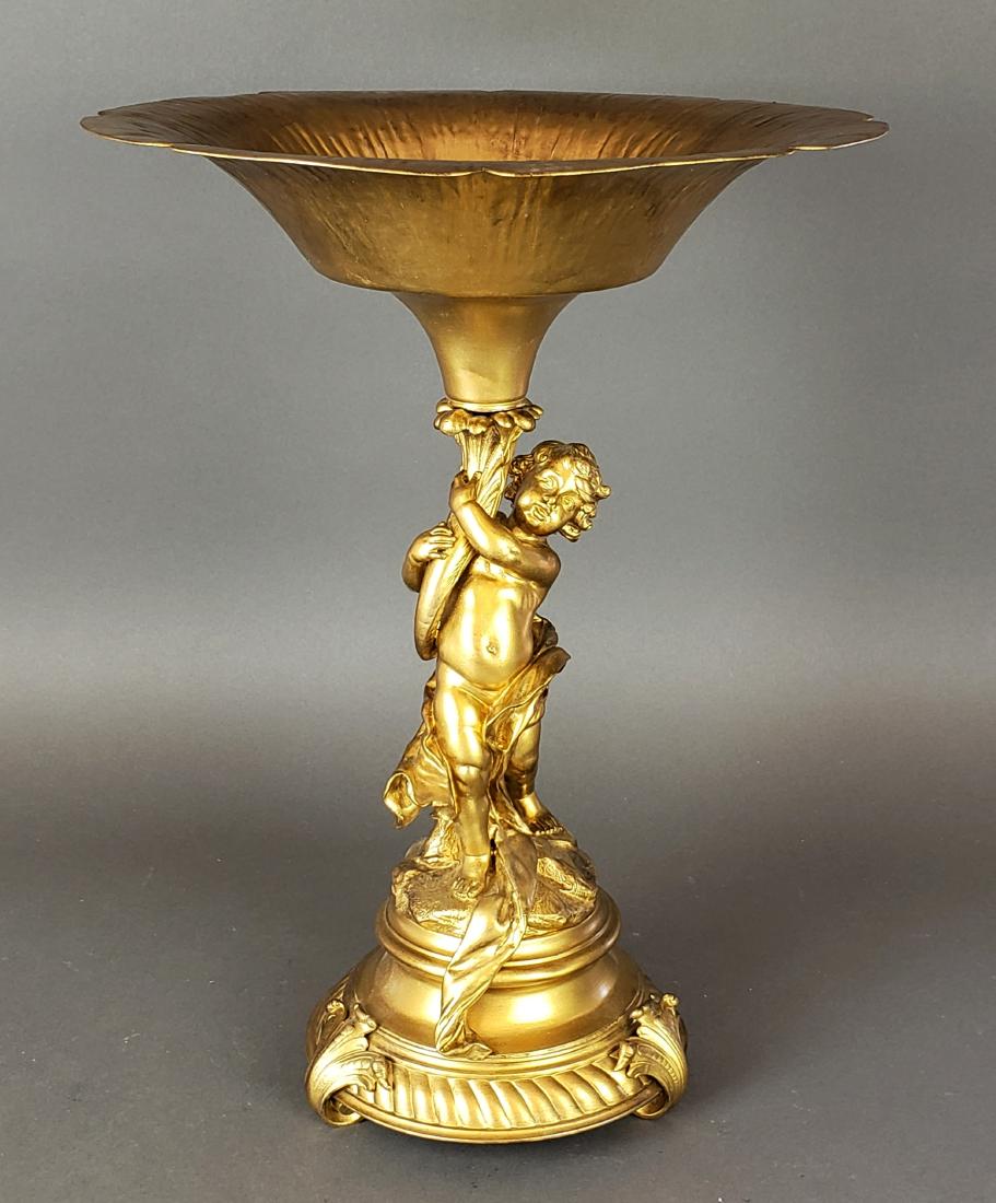French Gilt Bronze Figural Centerpiece (1 of 3)